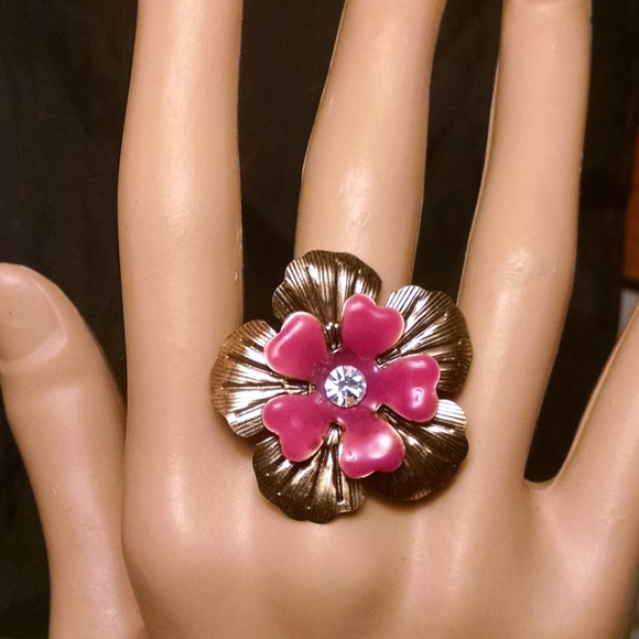 Stylish Fashion Large Cocktail Evening Ring